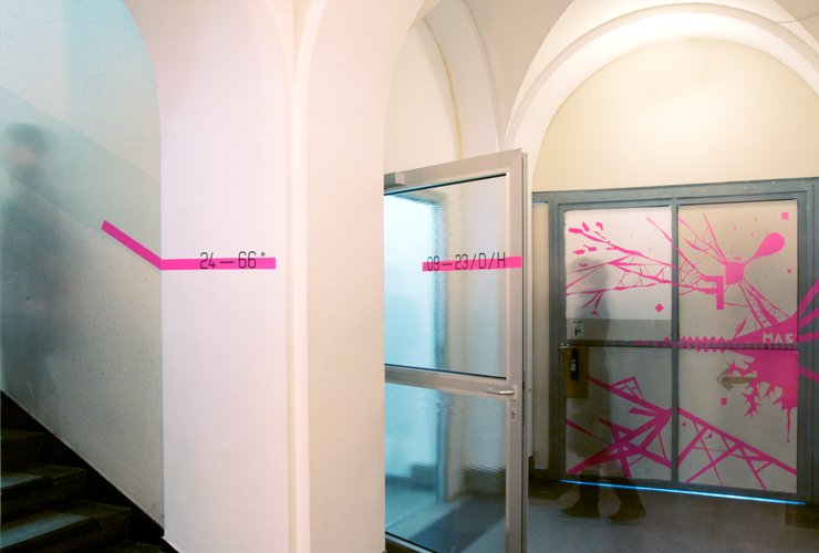 Deutliche Kennzeichnung der Wege