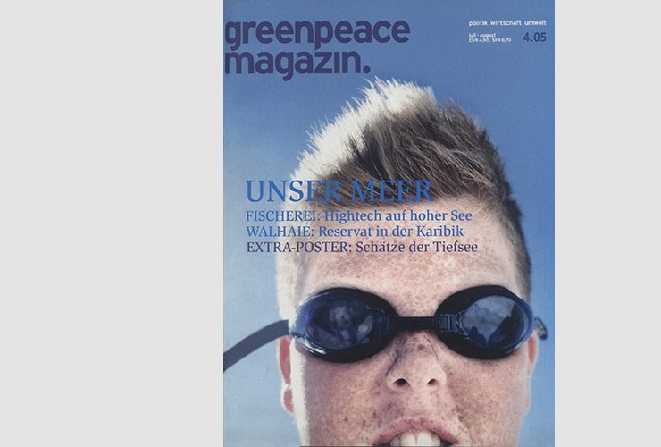 Titel der Ausgabe "Unser Meer" 4 / 2005