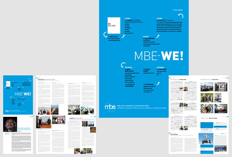 Mitarbeiterzeitung – halbjährich